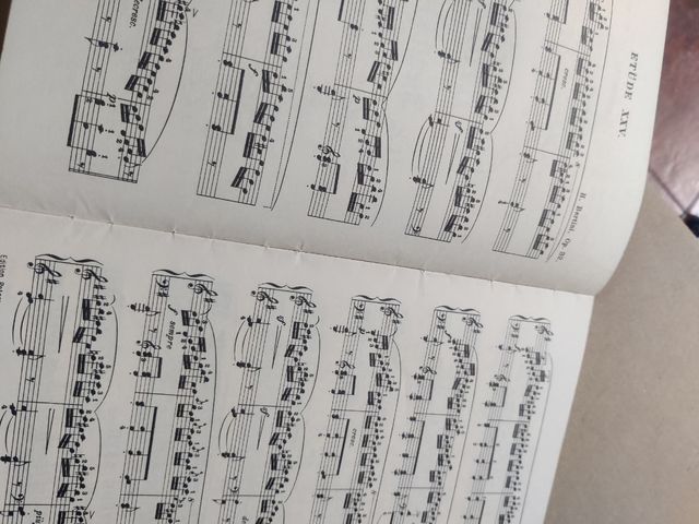 Partituras estudios Bertini Piano