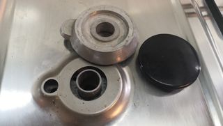 Encimera de gas, mandos en el horno