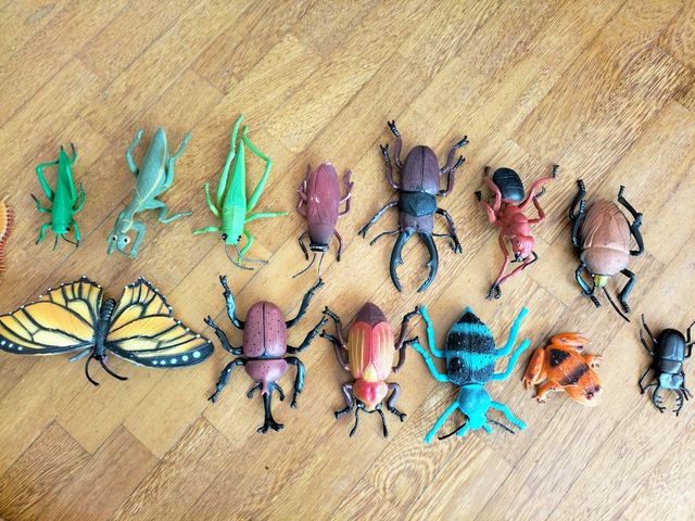 Insectos de juguete para niños