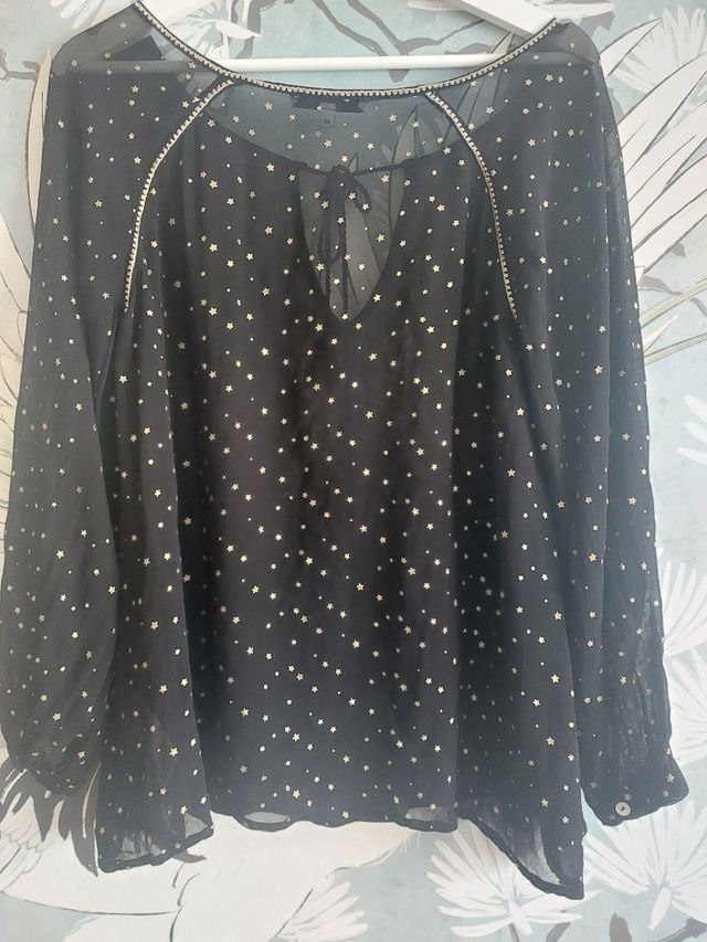 Blusa Tintoretto de estrellas. Talla S