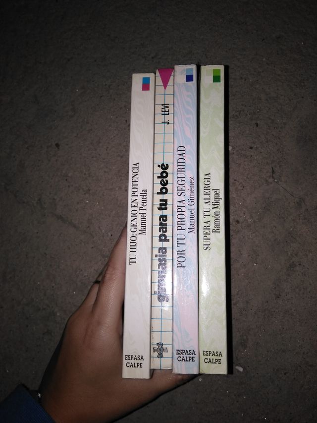 LIBROS MUJER, BEBE, SEGURIDAD