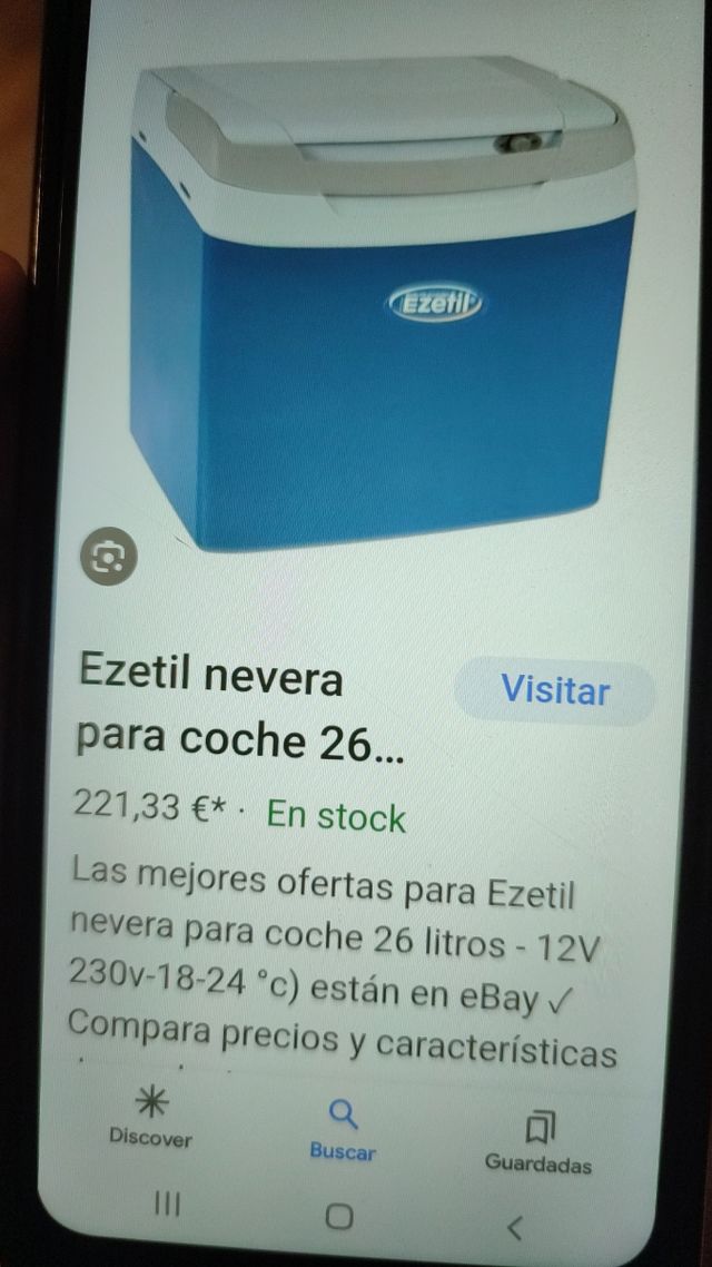 Nevera portátil eléctrica