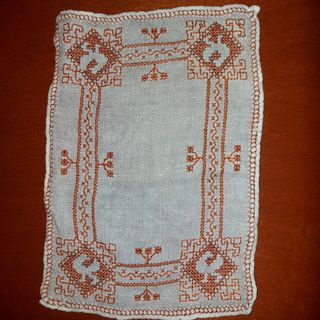 Centrotavola, centrino fatto a mano