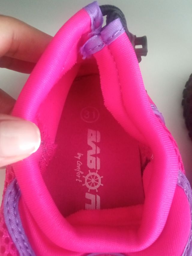 cangrejeras talla 31