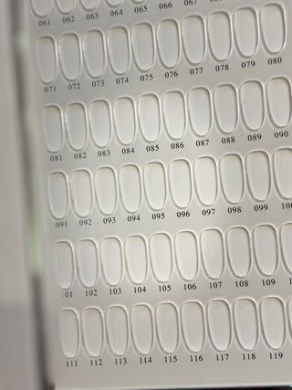 Tabla de colores para manicura