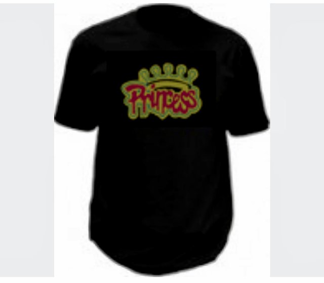 Camiseta luces led PRINCESS talla M