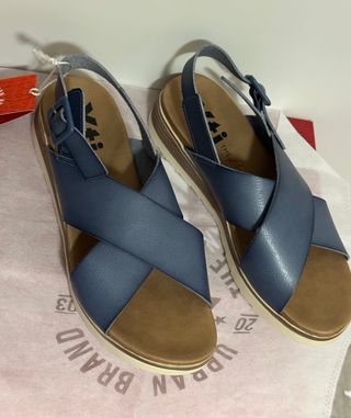 sandalias con cuña xti num 39 nuevas con etiquetas
