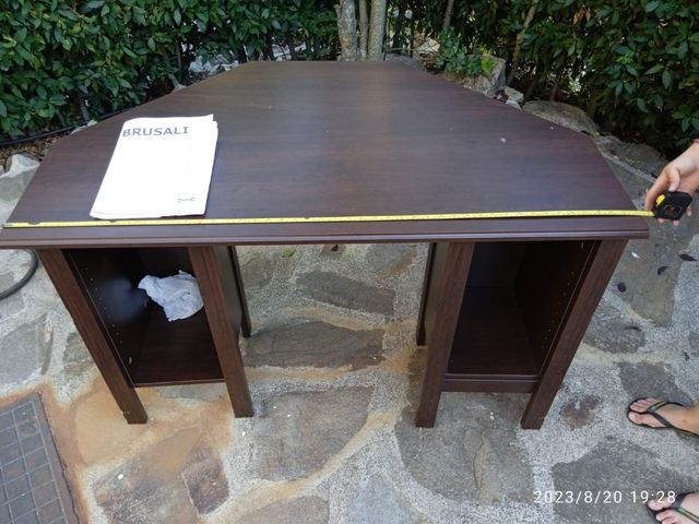 Escritorio Brusali Marrón IKEA