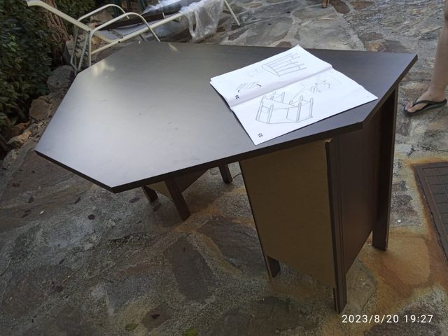 Escritorio Brusali Marrón IKEA