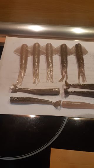 Señuelos vinilos de pesca