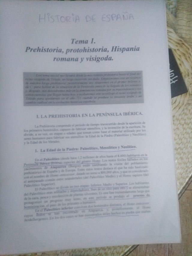 Materia escuela adultos