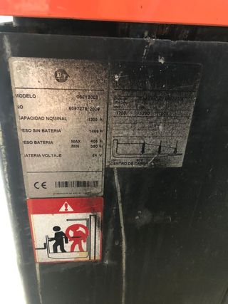 Traspaleta eléctrica BT exide clasic OSE 12