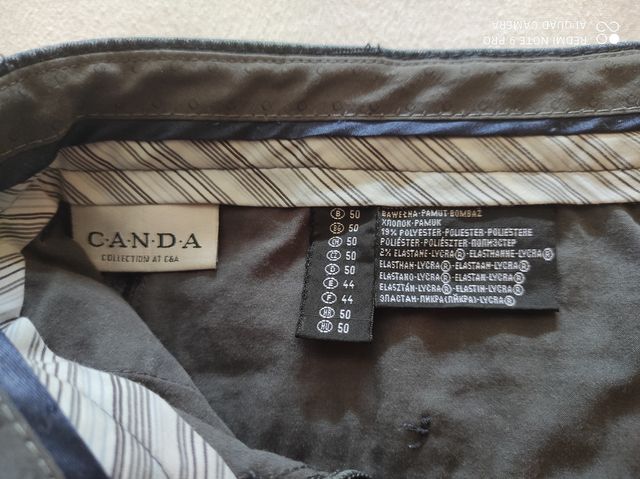 Pantalón vaquero chino hombre