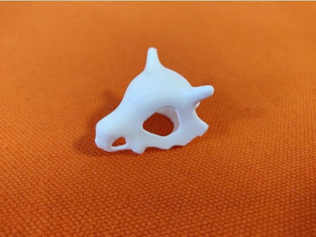 Llavero Pokemon cubone con cadena y anilla