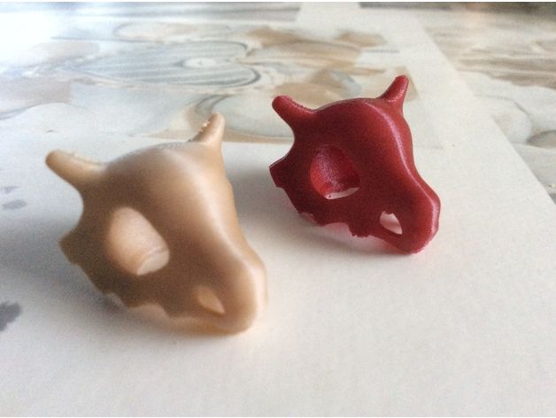 Llavero Pokemon cubone con cadena y anilla