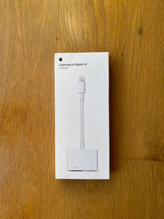 Apple adaptador lightning a AV digital