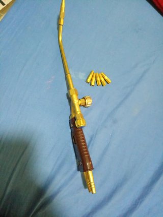 mango de soldadura de oxigeno y acetileno
