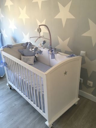 Cuna evolutiva + colchón 120x60