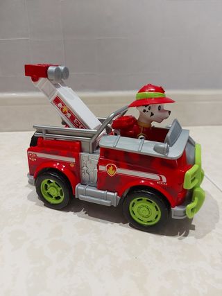Patrulla canina camión bomberos