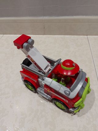 Patrulla canina camión bomberos