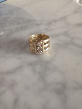 Anillo oro bajo