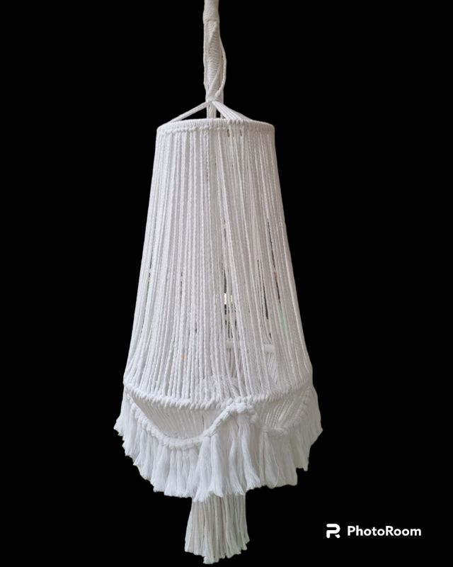 Lámpara Macrame