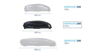 Alquiler cofre techo 375l y opción barras