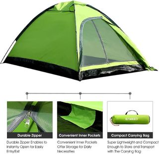 Tienda Campaña enkeeo para 2 personas