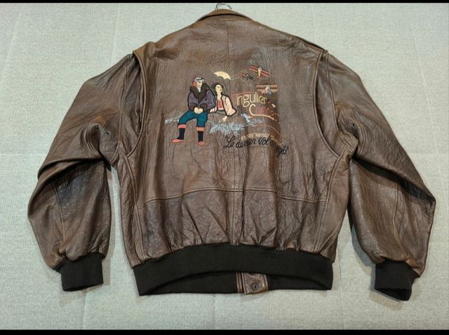Chaqueta aviador cuero