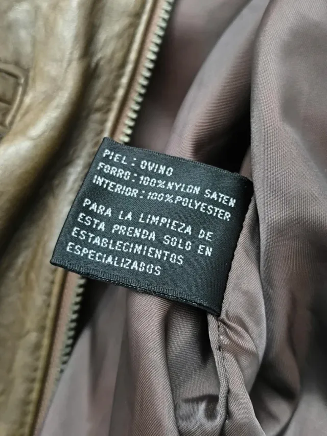 Chaqueta aviador cuero