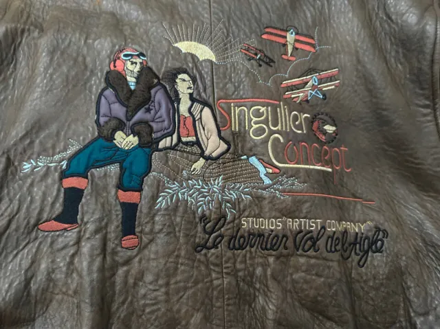 Chaqueta aviador cuero