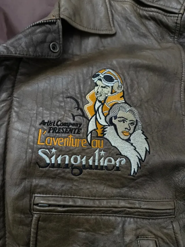 Chaqueta aviador cuero