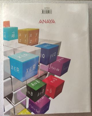 Libro de Matemáticas II Anaya 2⁰Bachillerato 