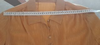 Blusa, Camisa Dorado/Mostaza