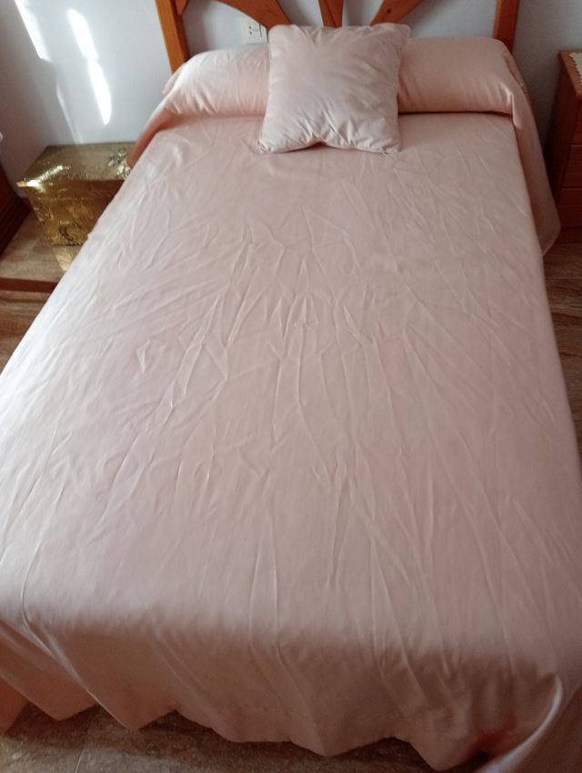 pareja de colchas de seda y regalo cogines vintage