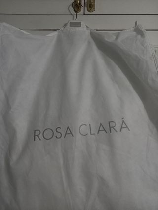 Vestido novia rosa clara