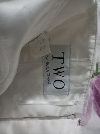 Vestido novia rosa clara