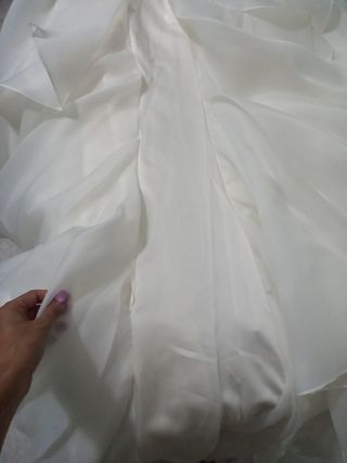 Vestido novia rosa clara