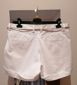Pantalón corto blanco