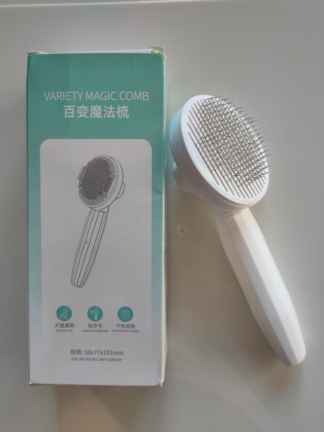 Escova para remoção pelos de gato