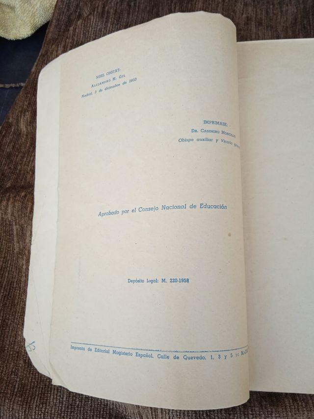 Pequeñuelos Cartilla 1958