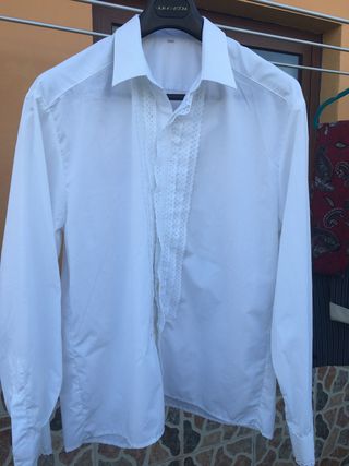 Traje campero(camisa, pantalón,fajín y tirantes)