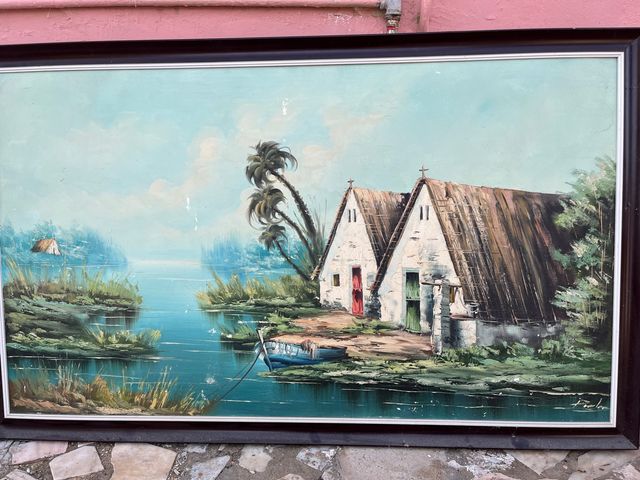 Cuadro barraca típica valenciana 