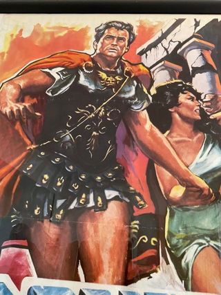 poster La caida de Roma Vintage cartel cine