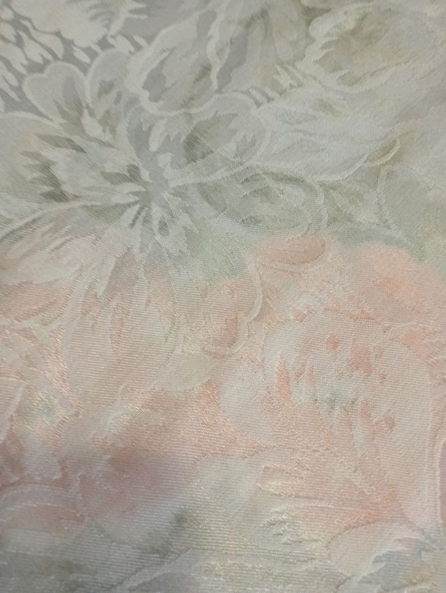 Pareja de colchas de seda vintage miden 262x172