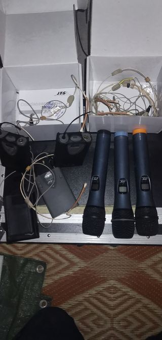 Set microfonos inalambricos