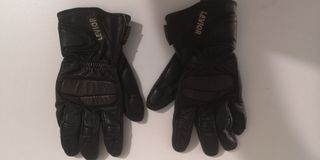 Guantes de piel LEVIOR para moto, talla XL