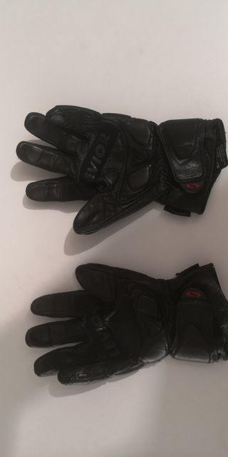 Guantes de piel LEVIOR para moto, talla XL