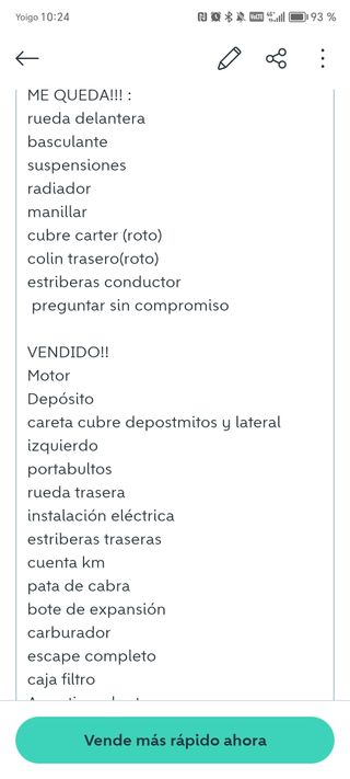 despiece Gilera surfer leer descripción