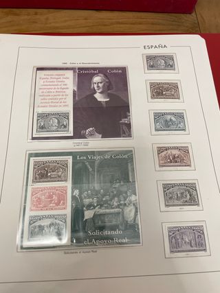 Sellos España año 1992 nuevos y hojas Anfil